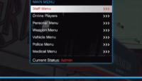 FiveM Admin Menu | vMenu Replacement