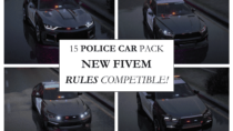 Police Car Pack Lowpoly