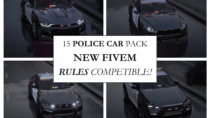 Police Car Pack Lowpoly